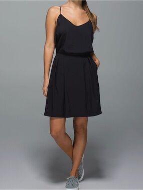 Lululemon City Summer Dress – Black – Size 10
